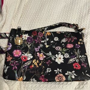 Floral Black Women's Bag